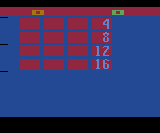 Game of Concentration (A) atari screenshot