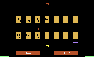 Glib - Video Word Game atari screenshot