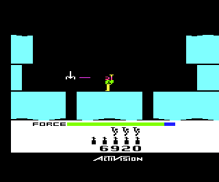 H.E.R.O. atari screenshot