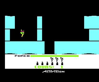 H.E.R.O. atari screenshot