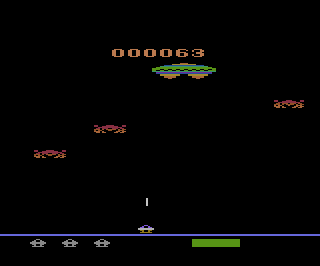 Invasion der UFO'S atari screenshot