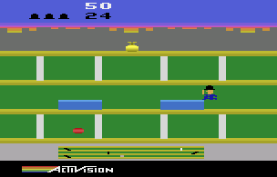 Keystone Kapers atari screenshot