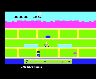 Keystone Kapers atari screenshot