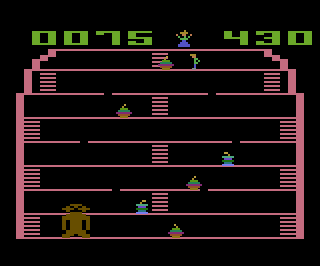 King Kong atari screenshot