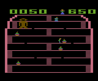 King Kong atari screenshot