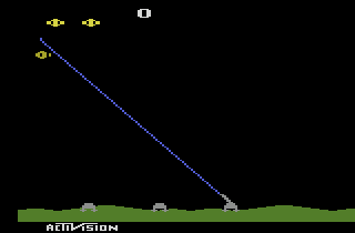 Laser Blast atari screenshot