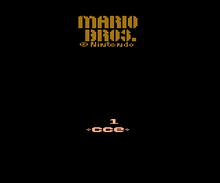 Mario's Bros. atari screenshot