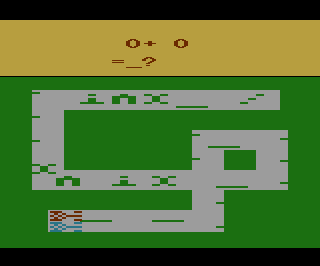 Math Gran Prix atari screenshot