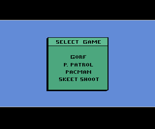 Mega Funpak - Pacman / Planet Patrol / Skeet Shoot / Battles of Gorf