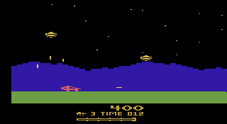 Moon Patrol atari screenshot