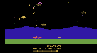 Moon Patrol atari screenshot