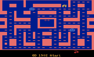 Ms. Pac-Man atari screenshot