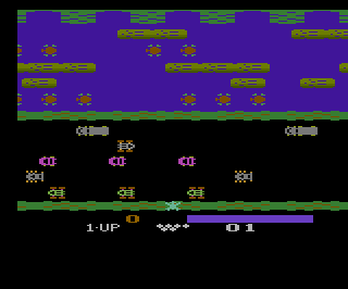 Official Frogger (The) atari screenshot