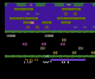 Official Frogger (The) atari screenshot