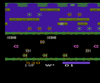 Official Frogger (The) atari screenshot