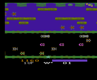 Official Frogger (The) atari screenshot