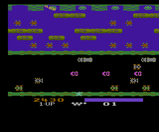 Official Frogger (The) atari screenshot