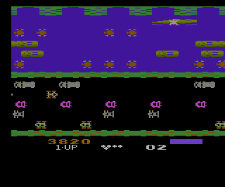 Official Frogger (The) atari screenshot