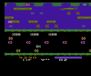 Official Frogger (The) atari screenshot