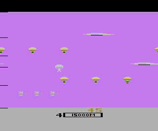 Parachute atari screenshot