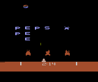 Pepsi Invaders atari screenshot