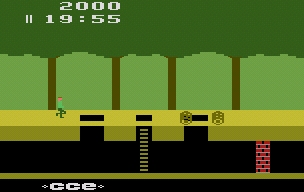 Pitfall atari screenshot