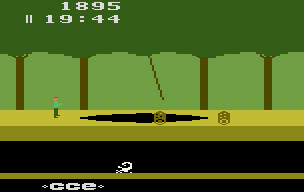 Pitfall atari screenshot