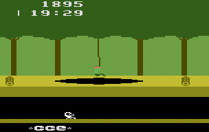 Pitfall atari screenshot