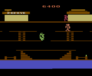 Popeye atari screenshot