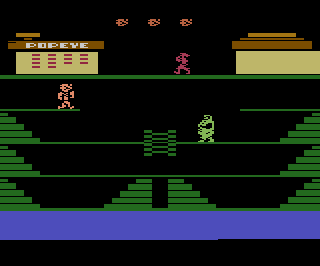 Popeye atari screenshot