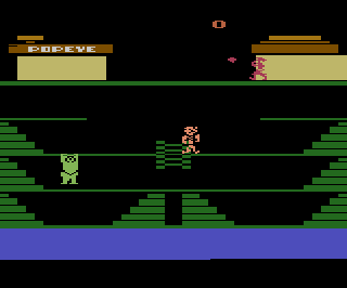 Popeye atari screenshot