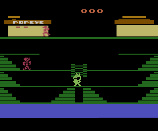 Popeye atari screenshot