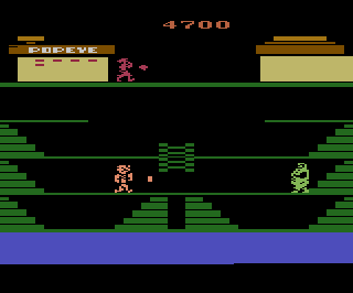 Popeye atari screenshot