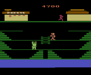 Popeye atari screenshot