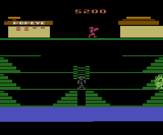 Popeye atari screenshot