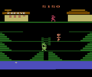 Popeye atari screenshot