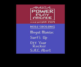 Power Play Arcade Video Game Album V - Mogul Maniac / Surf's Up / Off Your Rocker / S.A.C. Alert