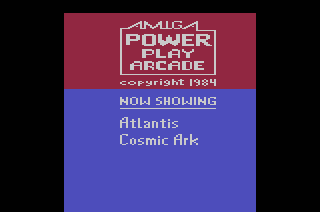 Power Play Arcade Video Game Album IV - Atlantis / Cosmic Ark / Dragonfire atari screenshot