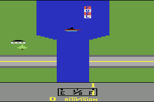 River Raid atari screenshot