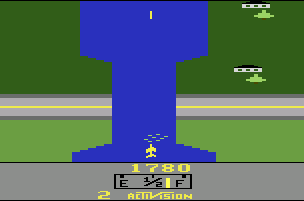 River Raid atari screenshot