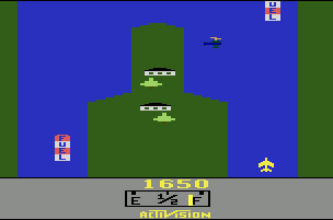 River Raid atari screenshot