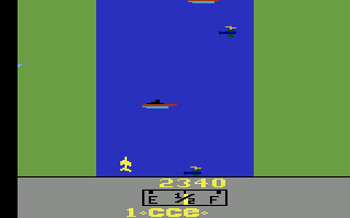 River Raid atari screenshot