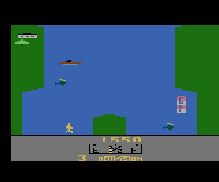 River Raid atari screenshot