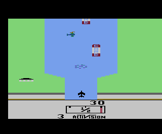 River Raid atari screenshot