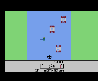 River Raid atari screenshot