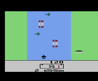 River Raid atari screenshot