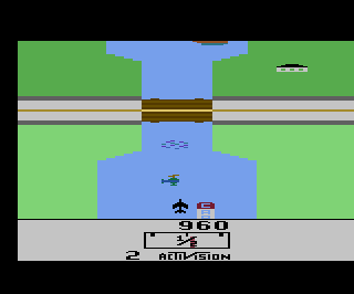 River Raid atari screenshot