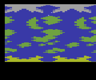 Sea Battle atari screenshot