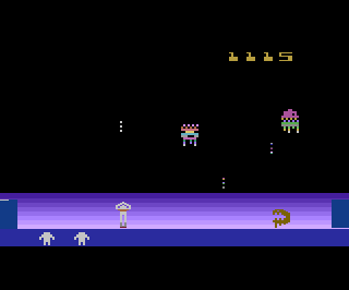 Space Cavern - Les Guerriers de l'Espace atari screenshot
