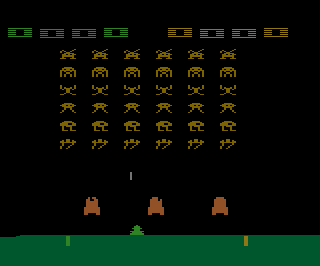 Space Invaders atari screenshot